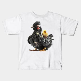 Piggy Back - Chick Kids T-Shirt